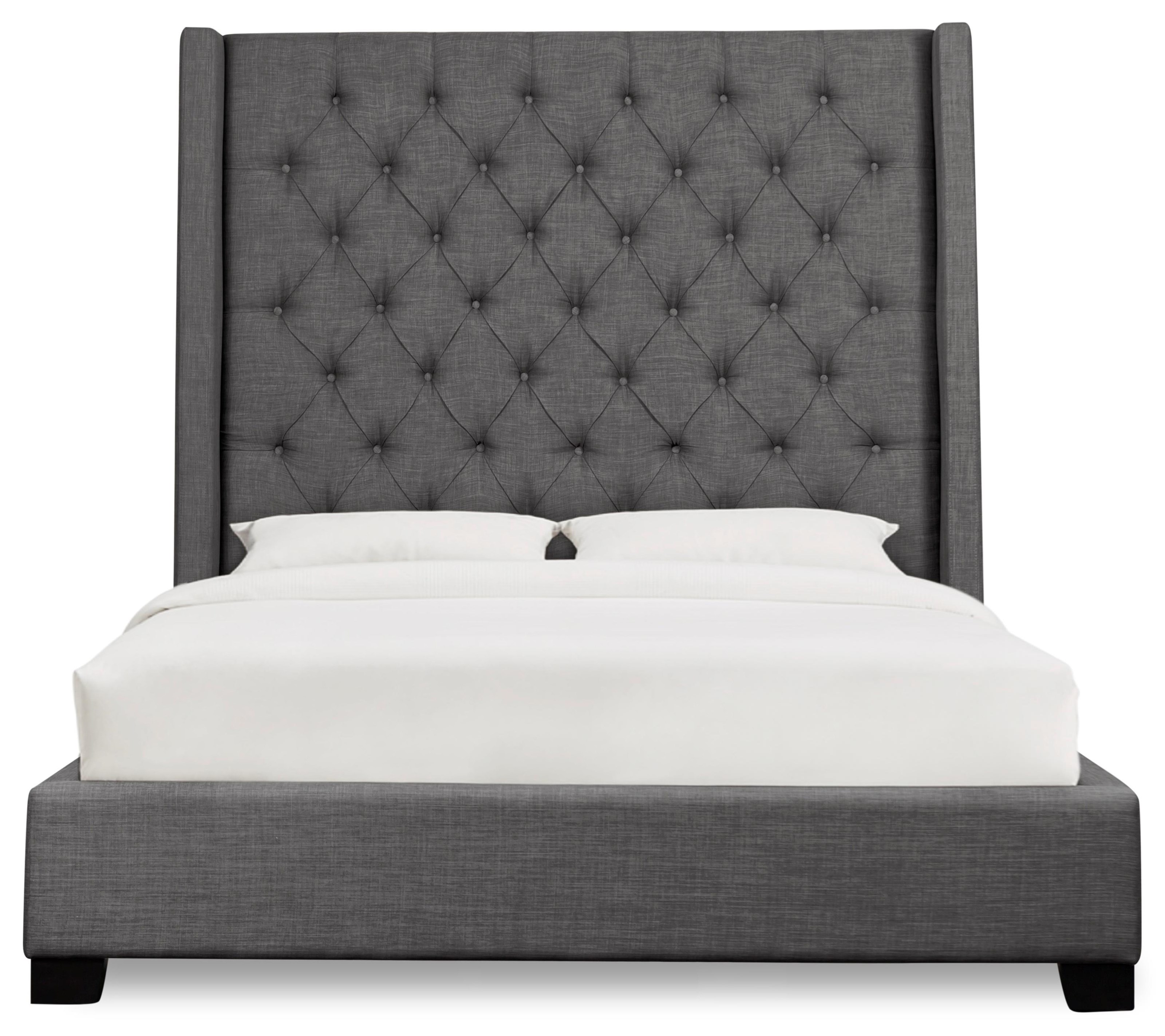 Sara tufted upholstered standard bed discount